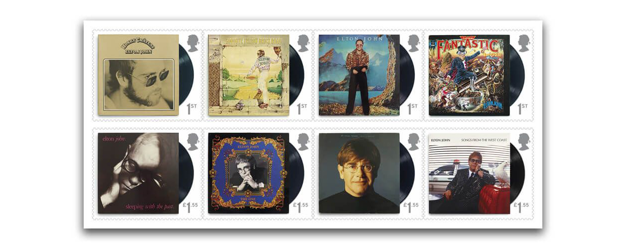 Elton John stamps