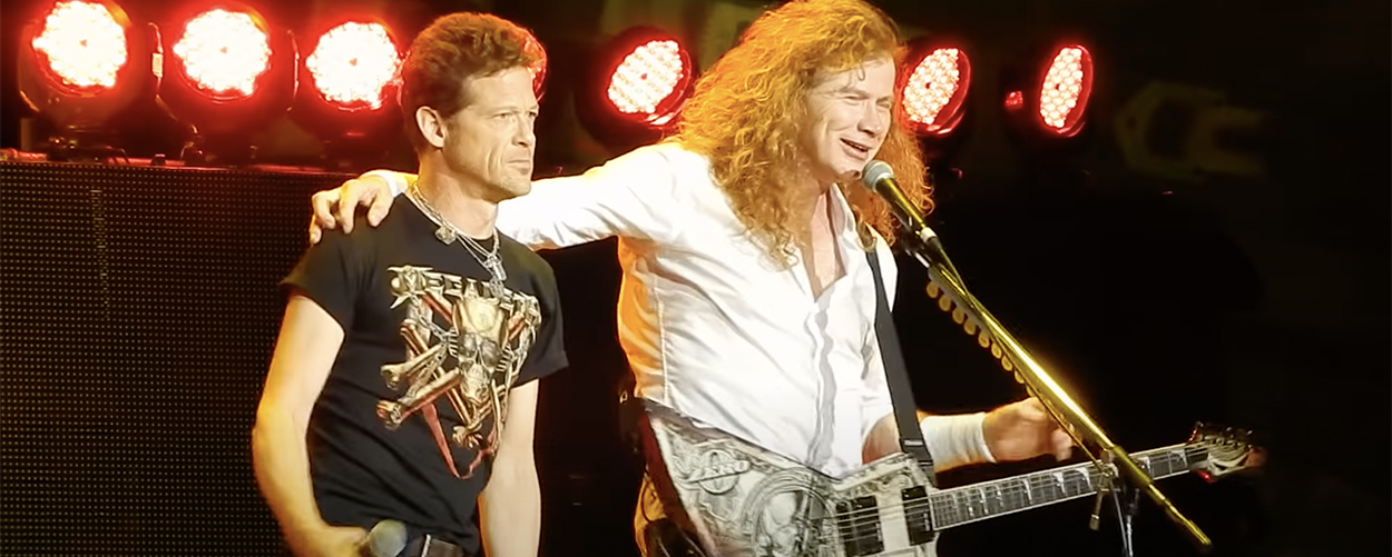 Jason Newsted and Dave Mustaine